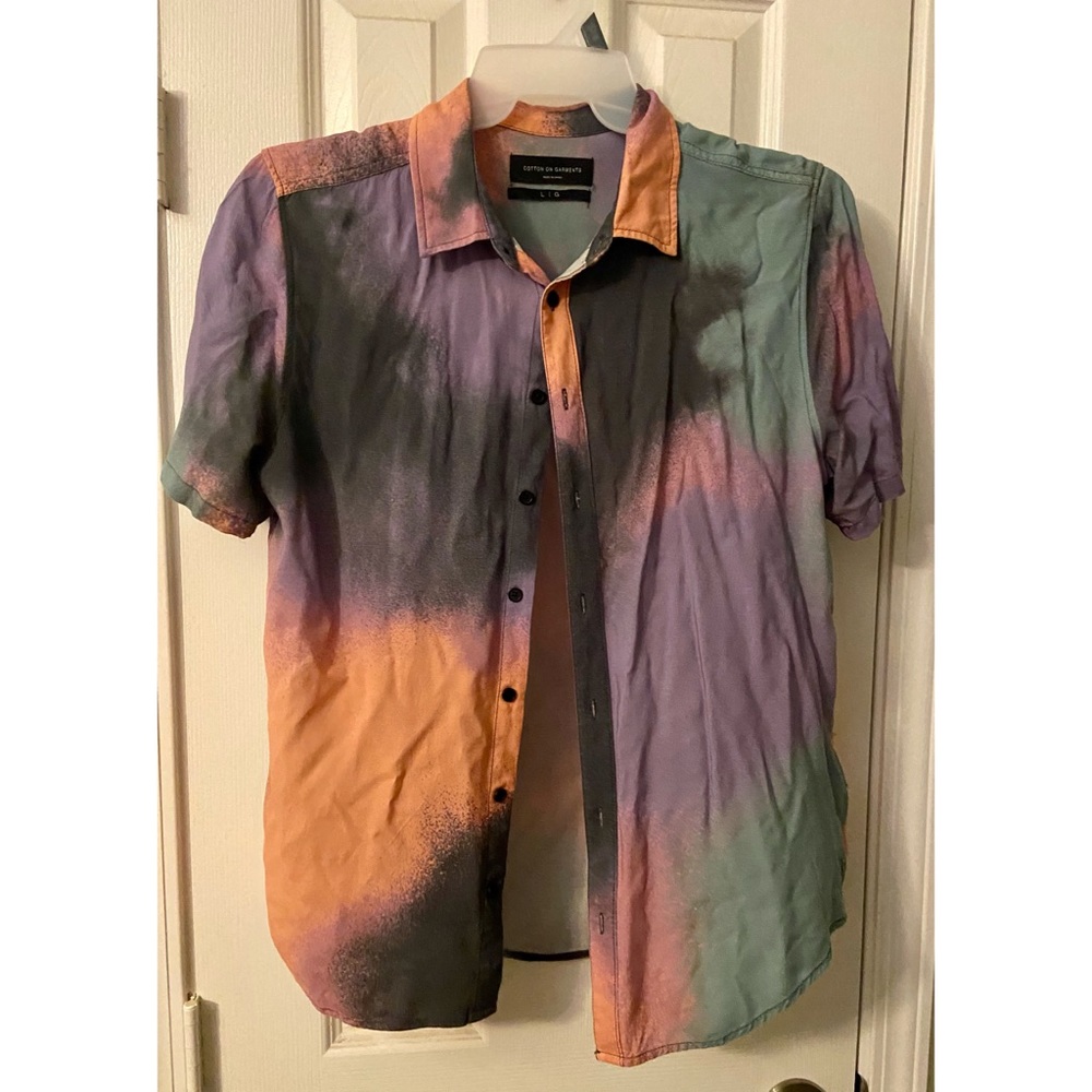 Mens Casual Button Dress Shirt